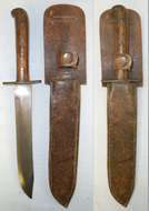 WW2 Burma Campaign Chindit Special Forces, Fighting Knife / Combat Bowie & Scabbard. ED 2205 Knive