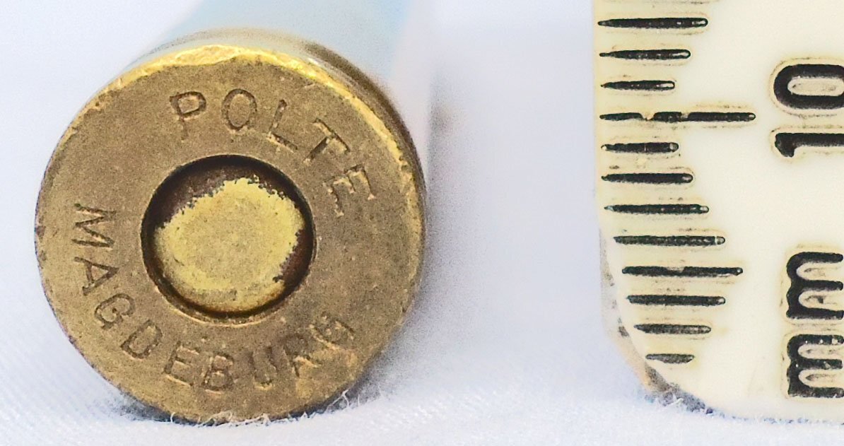 INERT DEACTIVATED. **VERY RARE**. Mexican 5.2mm (5.2x68) Ball Round for the 5.2.mm Montdragon Service Rifle. Sn - 22787:2 INERT DEACTIVATED. **VERY RARE**. Mexican 5.2mm (5.2x68) Ball Round for the 5.2.mm Montdragon Service Rifle. Sn - 22787:2  Other Ammunition