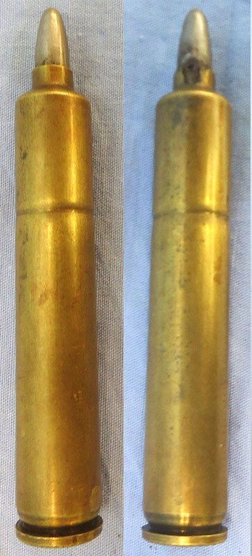  INERT DEACTIVATED. **VERY RARE**. Mexican 5.2mm (5.2x68) Ball Round for the 5.2.mm Montdragon Service Rifle. Sn - 22787:2 INERT DEACTIVATED. **VERY RARE**. Mexican 5.2mm (5.2x68) Ball Round for the 5.2.mm Montdragon Service Rifle. Sn - 22787:2  Other Ammunition