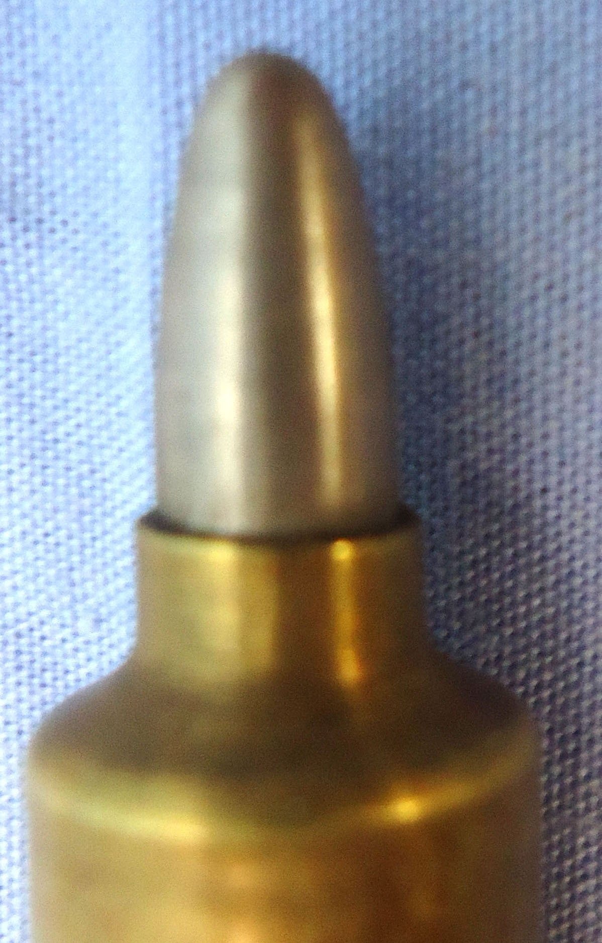 {CATEGORY} - INERT DEACTIVATED. **VERY RARE**. Mexican 5.2mm (5.2x68) Ball Round for the 5.2.mm Montdragon Service Rifle. Sn - 22787:2 INERT DEACTIVATED. **VERY RARE**. Mexican 5.2mm (5.2x68) Ball Round for the 5.2.mm Montdragon Service Rifle. Sn - 22787:2  Other Ammunition in 