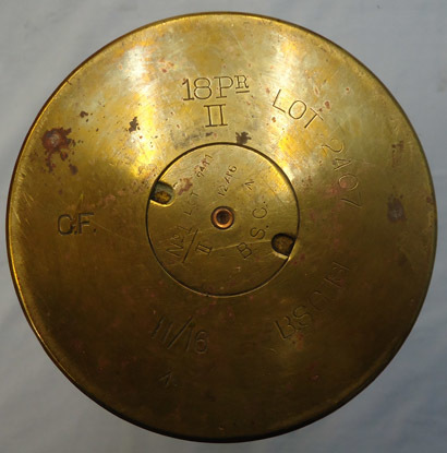 INERT DEACTIVATED. WW1 Unfired British 18 Pdr Phosphorous Smoke Round Manufactur INERT DEACTIVATED. WW1 Unfired British 18 Pdr Phosphorous Smoke Round Manufactur Antique & Militaria