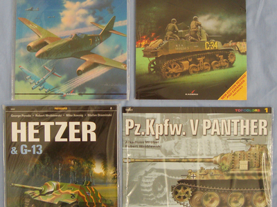 A Brand New Set of Four Books for Modellers & Researchers Covering ‘PZ.Kpfw. V Panther, Hetzer & G-13, M5A1 Stuart Tanks and also the Messerschmitt Me 262. BO 424 A Brand New Set of Four Books for Modellers & Researchers Covering ‘PZ.Kpfw. V Panther, Hetzer & G-13, M5A1 Stuart Tanks and also the Messerschmitt Me 262. BO 424 Other Accessory