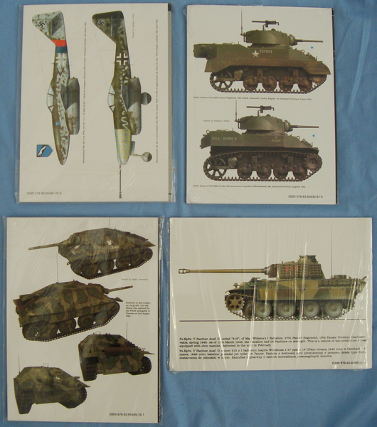  A Brand New Set of Four Books for Modellers & Researchers Covering ‘PZ.Kpfw. V Panther, Hetzer & G-13, M5A1 Stuart Tanks and also the Messerschmitt Me 262. BO 424 A Brand New Set of Four Books for Modellers & Researchers Covering ‘PZ.Kpfw. V Panther, Hetzer & G-13, M5A1 Stuart Tanks and also the Messerschmitt Me 262. BO 424 Other Accessory