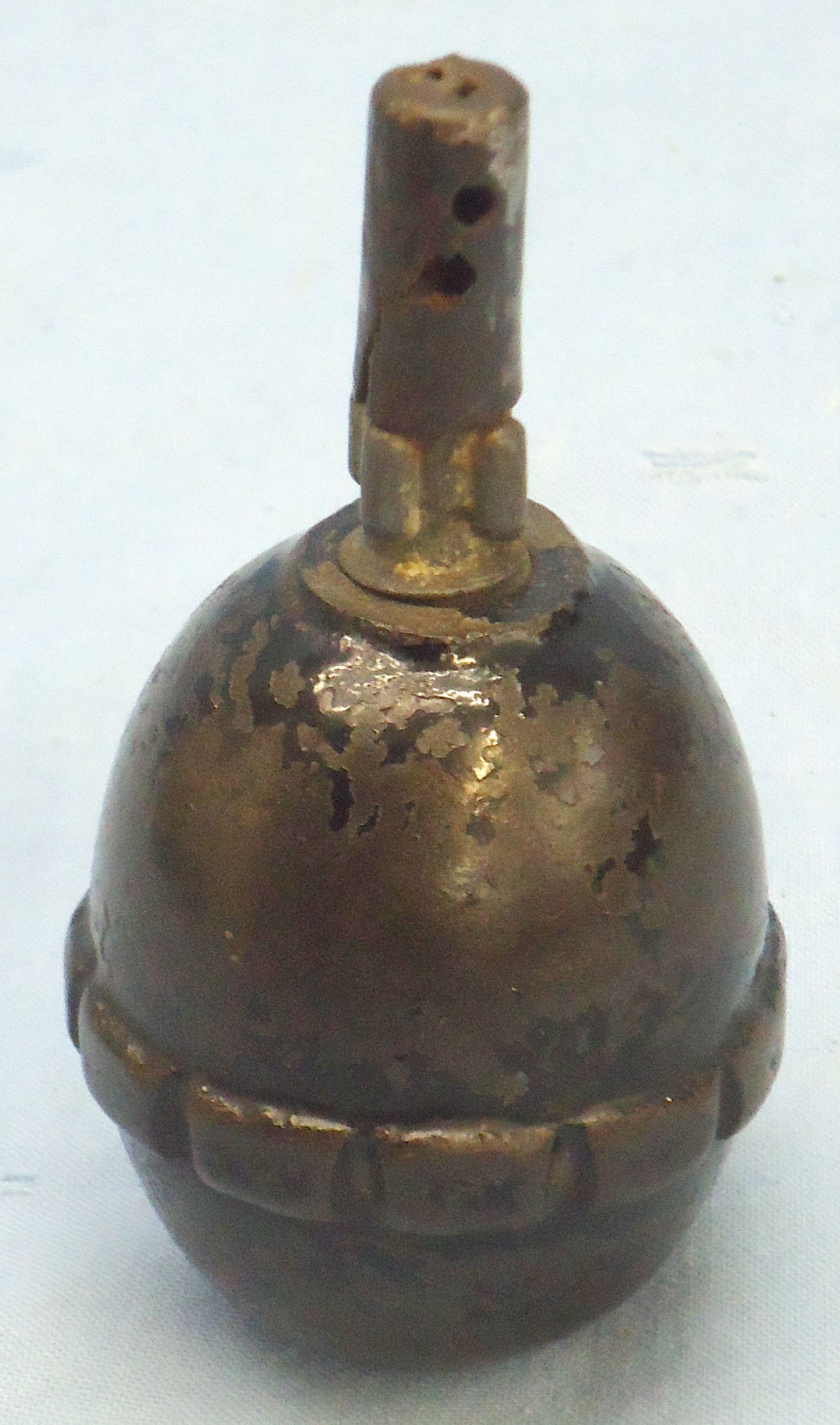 INERT DEACTIVATED. German WW1 Model 17 Eierhandgranate (egg hand grenade). Sn - 21642 INERT DEACTIVATED. German WW1 Model 17 Eierhandgranate (egg hand grenade). Sn - 21642  Other Ammunition - {CATEGORY} in 