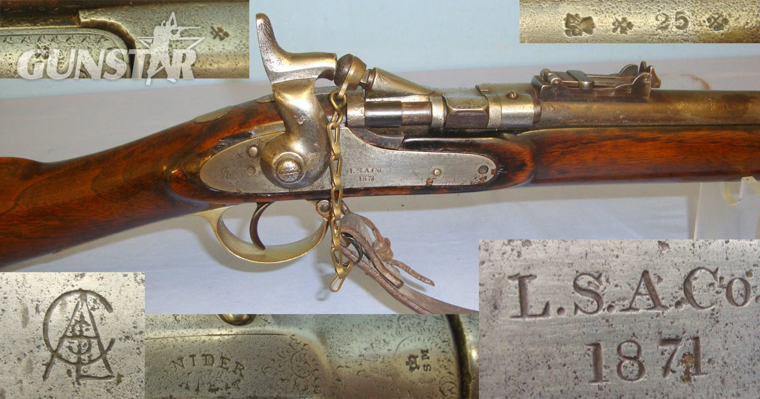 London Small Arms With Chained Nipple Protector, Sling & 1 x Inert Deactivated Round. Sn 21977:4 Single Shot .577 Snider Rifle