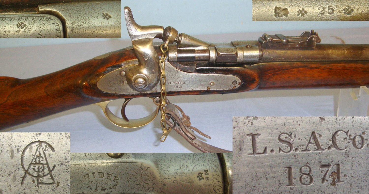 London Small Arms With Chained Nipple Protector, Sling & 1 x Inert Deactivated Round. Sn 21977:4 Single Shot .577 Snider Rifle