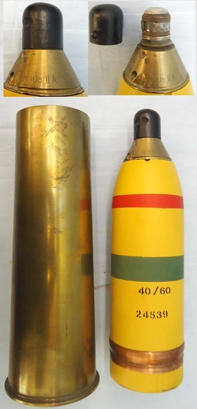  INERT DEACTIVATED. WW1 Unfired British 18 Pdr High Explosive Round Manufactured  INERT DEACTIVATED. WW1 Unfired British 18 Pdr High Explosive Round Manufactured  Antique & Militaria