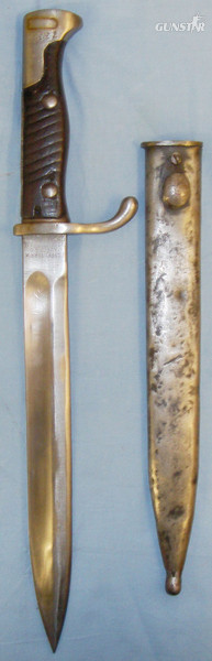 Unusual* Polish Conversion of a German S 98/05 Bayonet and Scabbard. BAYO 576. Bayonet in 
