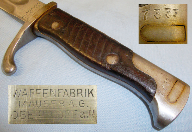 Unusual* Polish Conversion of a German S 98/05 Bayonet and Scabbard. BAYO 576. Bayonet