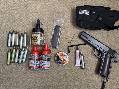 kwc 1911 Tanfoglio Witness .177 Semi Auto