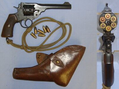 WW1 1918 British WD Officer's Webley MK VI .455 Calibre Service Revolver With ANZAC Marks, Lanyard Sam Browne Holster & 6 Inert Deactivated Rounds**OPEN CYLINDERS THAT WILL ACCEPT INERT ROUNDS**UK/EU 2023 DEACTIVATION** D 5990 deactivated revolver None Revolver