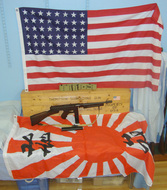 Auto-Ordnance With 2 Magazines, Sling, Later Re-Enactors Props 2 Flags (USA & Japanese Rising Sun), Stars & Stripes Patch & U.S Army Belt**UK 2014 DEACTIVATION ** Sn 21216:6 None 0 Machine Gun