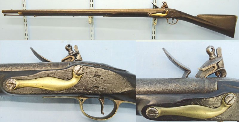 Reynolds India Pattern Brown Bess .750 Antique Musket by Reynolds and Bayonet. Sn - 22613 Muzzleloader .75 Cal Muzzleloader Rifle