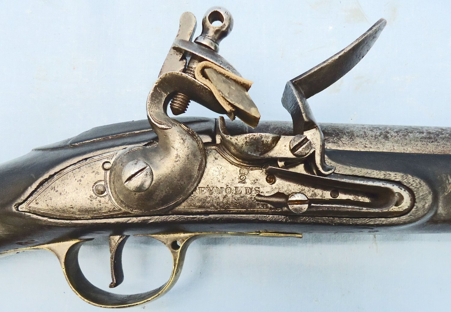 Reynolds India Pattern Brown Bess .750 Antique Musket by Reynolds and Bayonet. Sn - 22613 Muzzleloader .75 Cal Muzzleloader Rifle 
