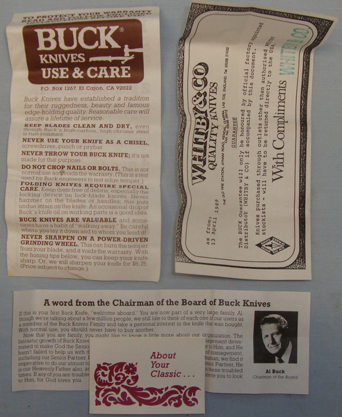 American ‘Buck – Classic IV’ Folding Pocket Knife Model No 515. ED 2494 Knive