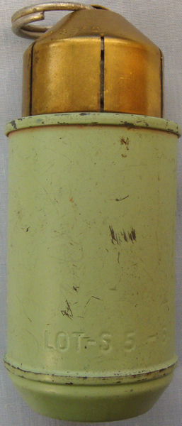  **Inert** Belgian ‘M3BG’ Smoke Grenade and Fuse. 18954:2. **Inert** Belgian ‘M3BG’ Smoke Grenade and Fuse. 18954:2.  Other Ammunition