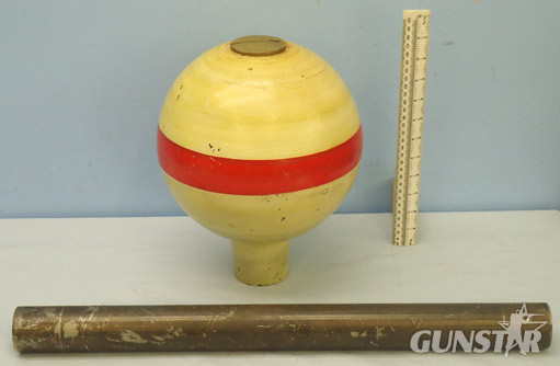 INERT DEACTIVATED. British Unfired Early Pattern 2 Inch Medium Mortor, The Toffe INERT DEACTIVATED. British Unfired Early Pattern 2 Inch Medium Mortor, The Toffe Antique & Militaria