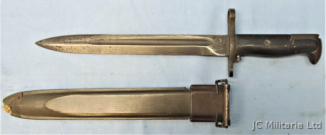 A.F.H. (Union Fork and Hoe Company of Geneva, Ohio) U.S. Bayonet in 