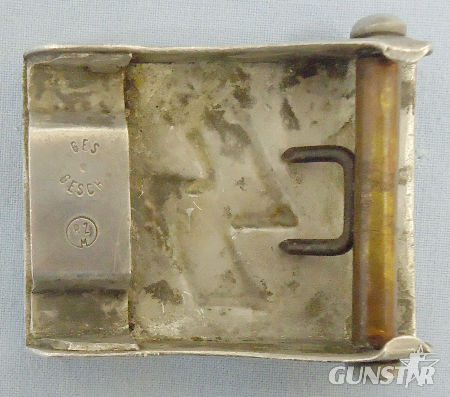  Original* Pre WWII Nazi Deutsches Jungvolk ‘Young People’ Ges Gesch’ Maker Marked Belt Buckle. 22184:7.   Antique & Militaria