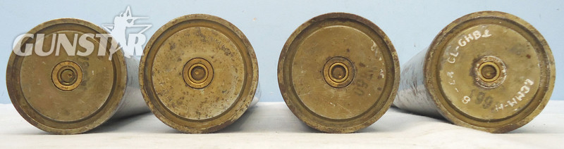 INERT DEACTIVATED. Bofors 40mm Mark 3 Anti-aircraft Gun (40x365R) 4 Round Clip Of Dummy/Drill Rounds. - O 1687 INERT DEACTIVATED. Bofors 40mm Mark 3 Anti-aircraft Gun (40x365R) 4 Round Clip Of Dummy/Drill Rounds. - O 1687  Other Ammunition