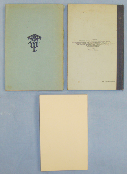  A Rare Set of Three WWII Royal Navy Related Pocket Books. BO 447. A Rare Set of Three WWII Royal Navy Related Pocket Books. BO 447. Other Accessory