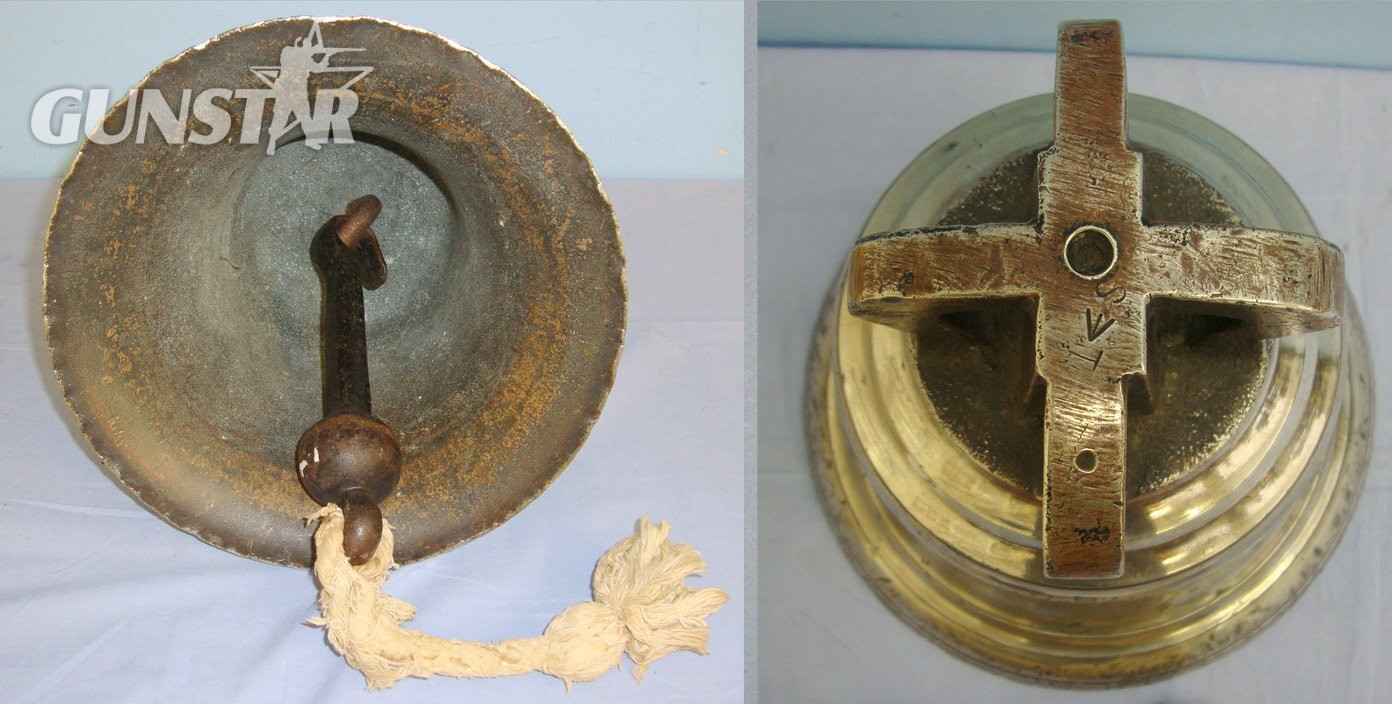 RARE**WW2 1942 King’s Crown Air Ministry & WD Marked Nickel Plated Brass RAF Airfield Scramble Bell  By ‘ST’. Sn 20085 Antique & Militaria in 