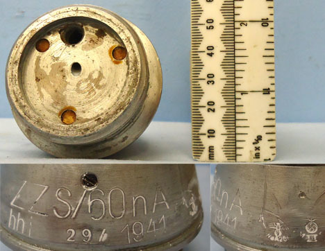  INERT DEACTIVATED. WW2 Inert Unfired 1941 Dated German Naval Clockwork ZZS/60nA  INERT DEACTIVATED. WW2 Inert Unfired 1941 Dated German Naval Clockwork ZZS/60nA  Antique & Militaria