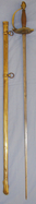 Rare* c1800 French Infantry Guard’s Sword and Brass Scabbard. ED 2628. Sword