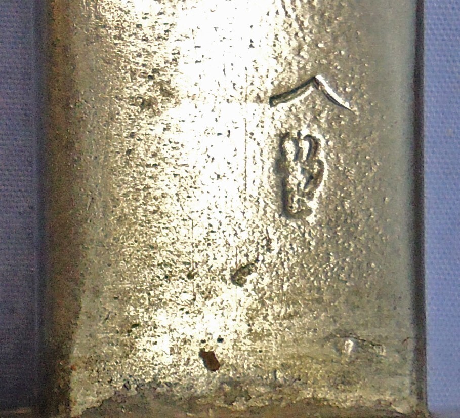 {CATEGORY} - British, Scarce, 1943 Dated, Lanchester S.M.G. Bayonet and Scabbard. BAYO 445. Bayonet in 