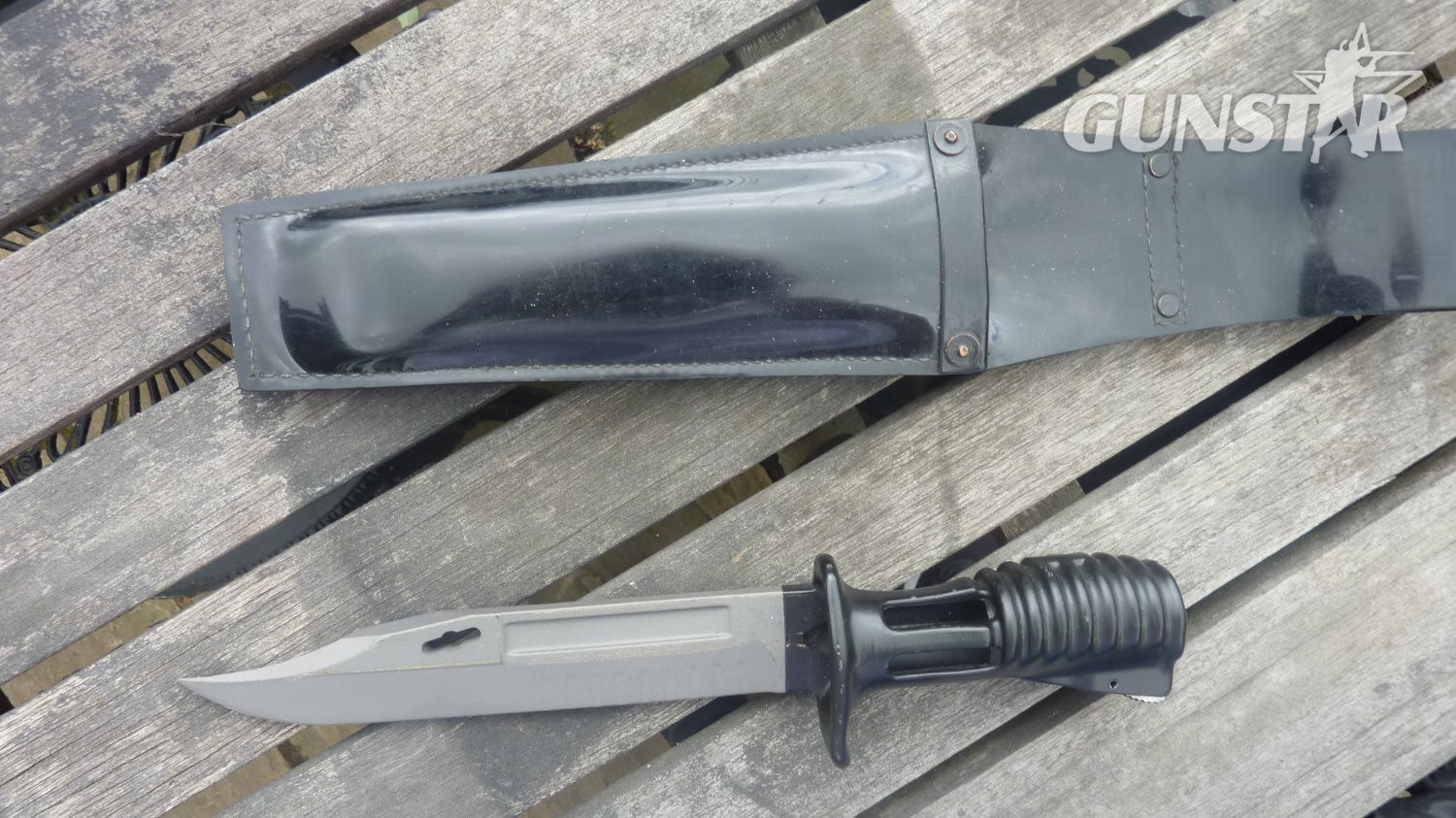  sa80 - black rifle regiment parade sheath - Bayonet