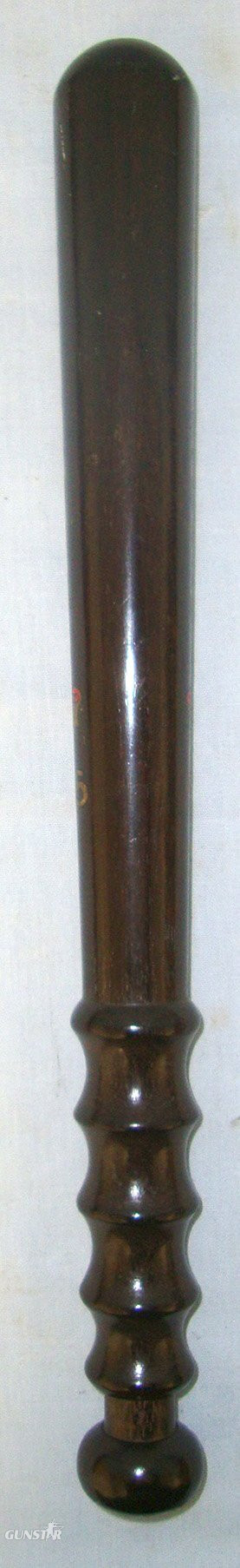  MINT**WW2 1938-1945 Dated, Polychrome Decorated Rochdale Special Constabulary Lignum Vitae Tropical Hard Wood Presentation Police Truncheon. Sn 22194  Antique & Militaria