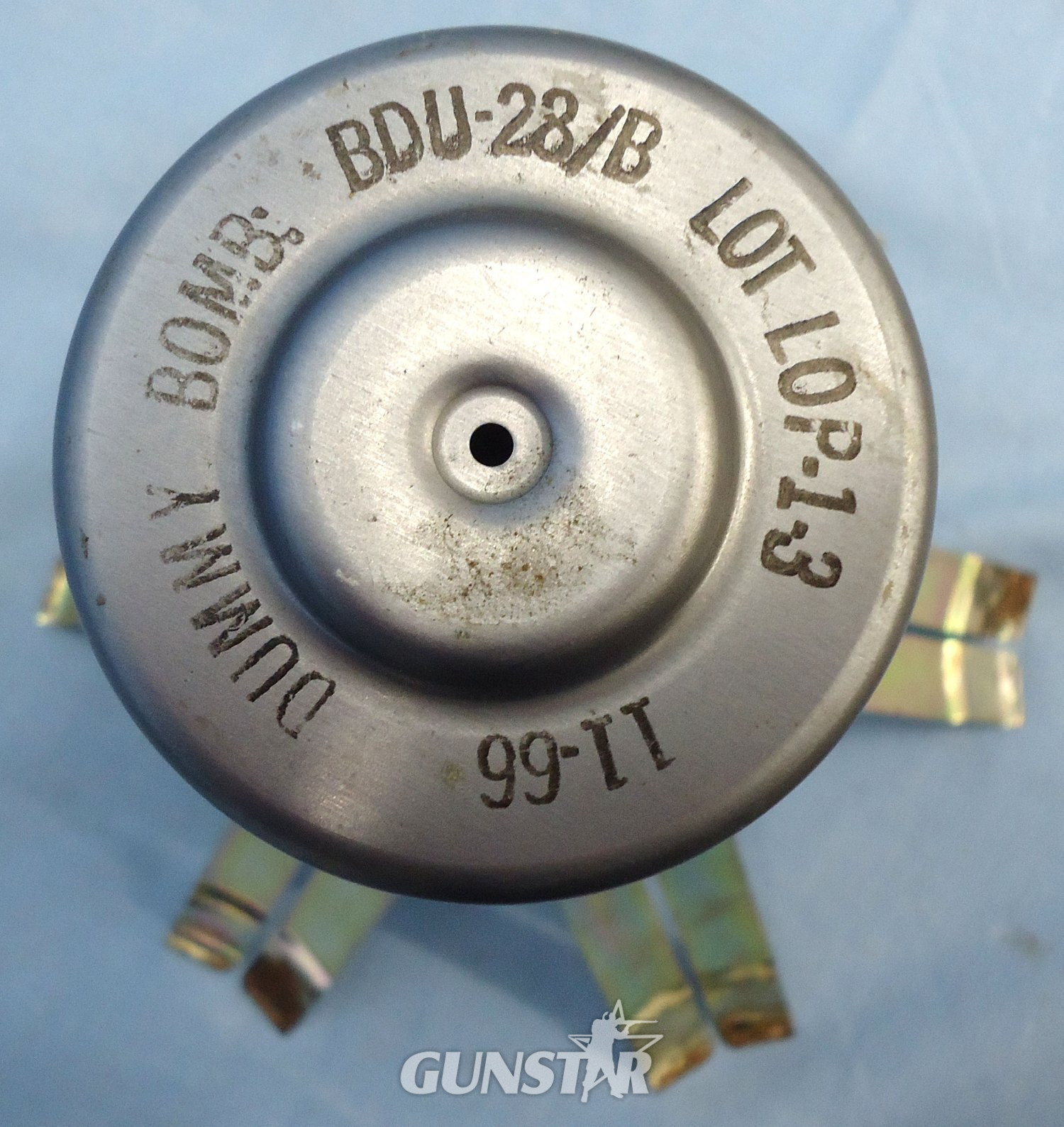 INERT DEACTIVATED. American, Vietnam War Period, 1966 Dated, BDU-28/B DRILL cluster bomblet. O 2218 INERT DEACTIVATED. American, Vietnam War Period, 1966 Dated, BDU-28/B DRILL cluster bomblet. O 2218 Various Other Ammunition - {CATEGORY} in 
