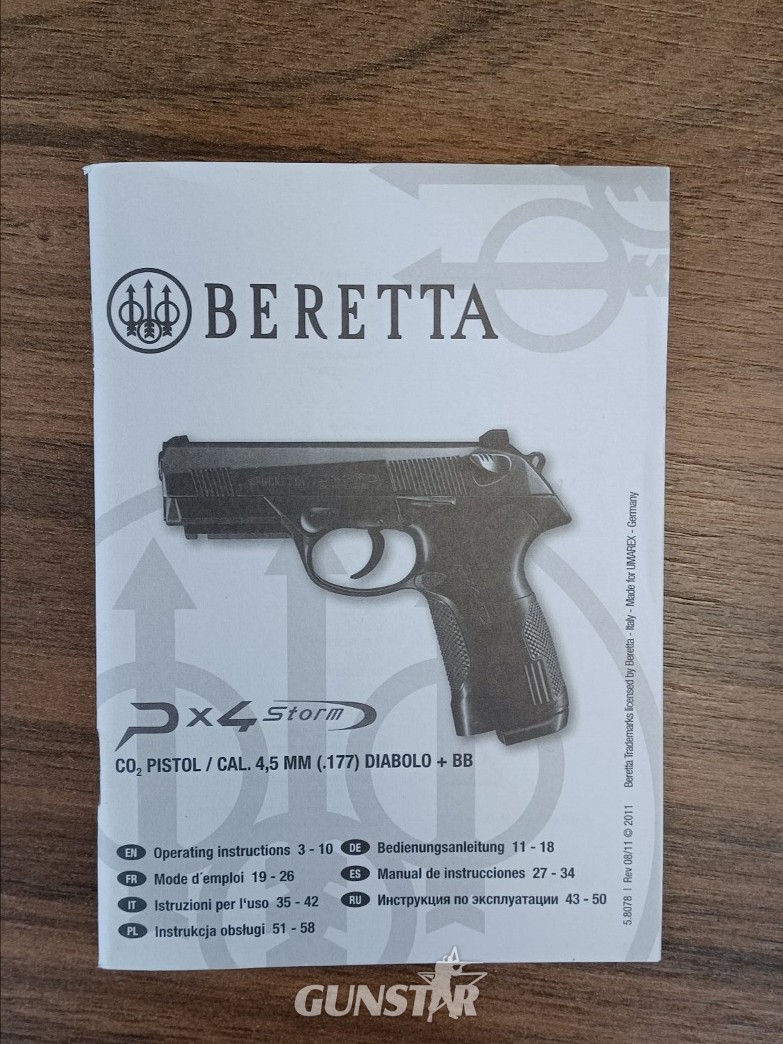 Umarex Beretta Px4 Storm .177 - {CATEGORY} in 