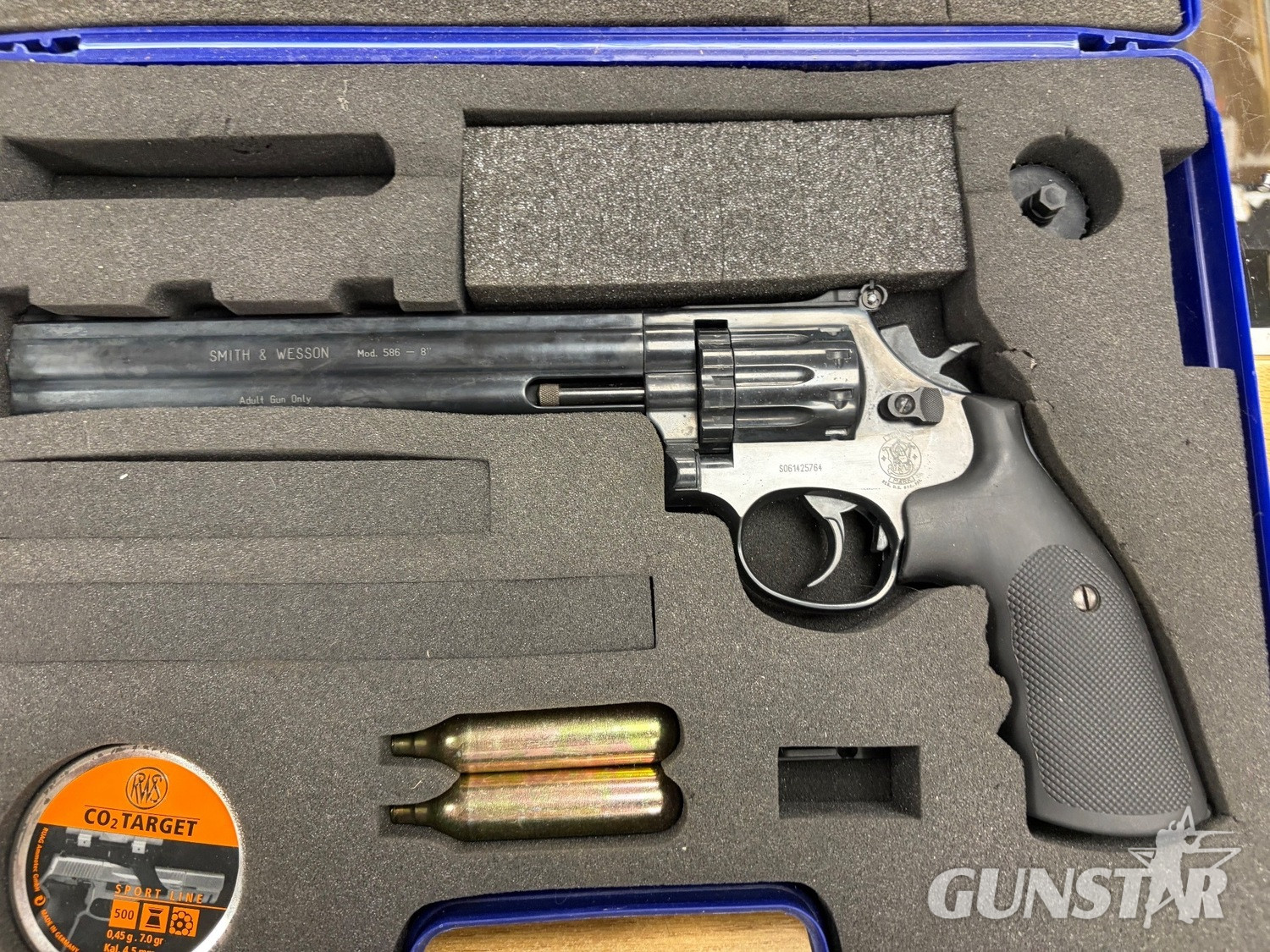  Smith & Wesson 586 8” Revolver .177