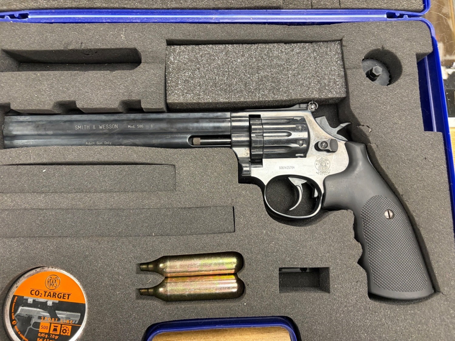  Smith & Wesson 586 8” Revolver .177