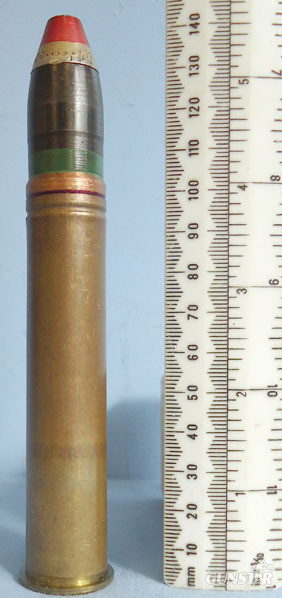 INERT DEACTIVATED. Soviet 20mm (20x99R) ShVAK TYPE OZ HEI (High Explosive Incend INERT DEACTIVATED. Soviet 20mm (20x99R) ShVAK TYPE OZ HEI (High Explosive Incend Antique & Militaria in 