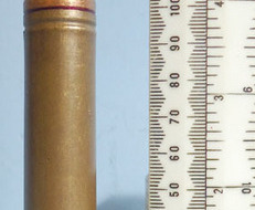 INERT DEACTIVATED. Soviet 20mm (20x99R) ShVAK TYPE OZ HEI (High Explosive Incend INERT DEACTIVATED. Soviet 20mm (20x99R) ShVAK TYPE OZ HEI (High Explosive Incend Antique & Militaria