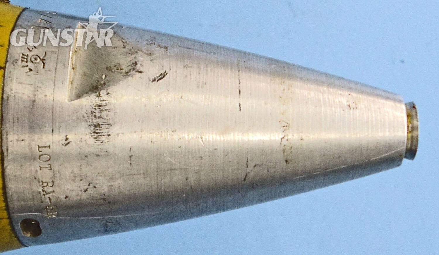 {CATEGORY} - INERT DEACTIVATED. WW2 Kriegsmarine 105mm High Explosive (HE) Round For The 105mm (105x658R) SK C/32 Naval Gun. - O 2162 INERT DEACTIVATED. WW2 Kriegsmarine 105mm High Explosive (HE) Round For The 105mm (105x658R) SK C/32 Naval Gun. - O 2162  Other Ammunition