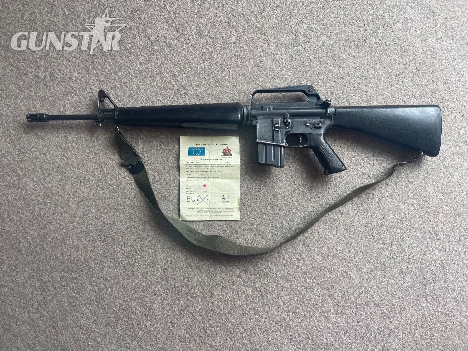 Colt M16 A1 M16A1 Deactivated Rifle 5.56 NATO None  Machine Gun in 
