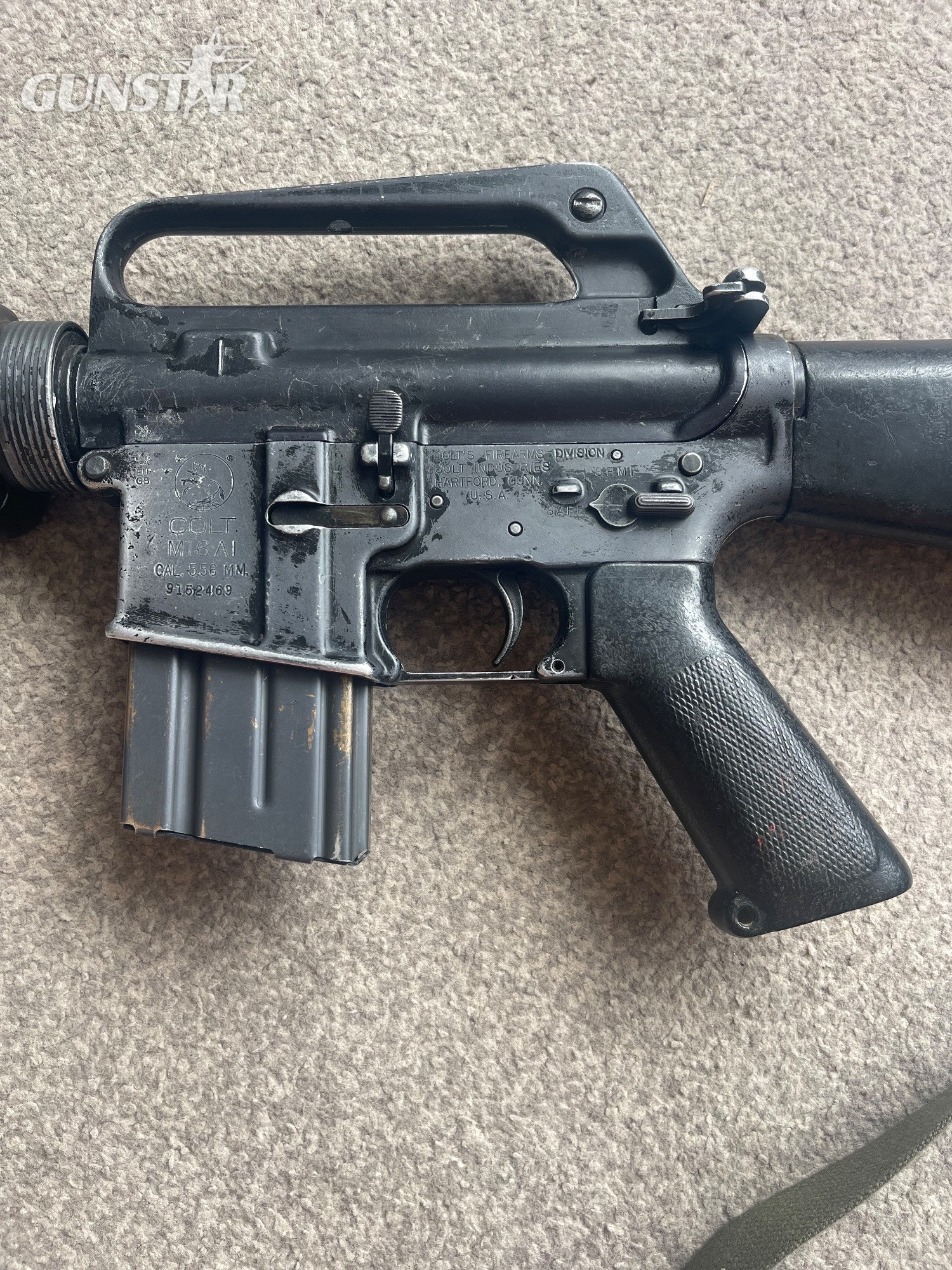 Colt M16 A1 M16A1 Deactivated Rifle 5.56 NATO None  Machine Gun