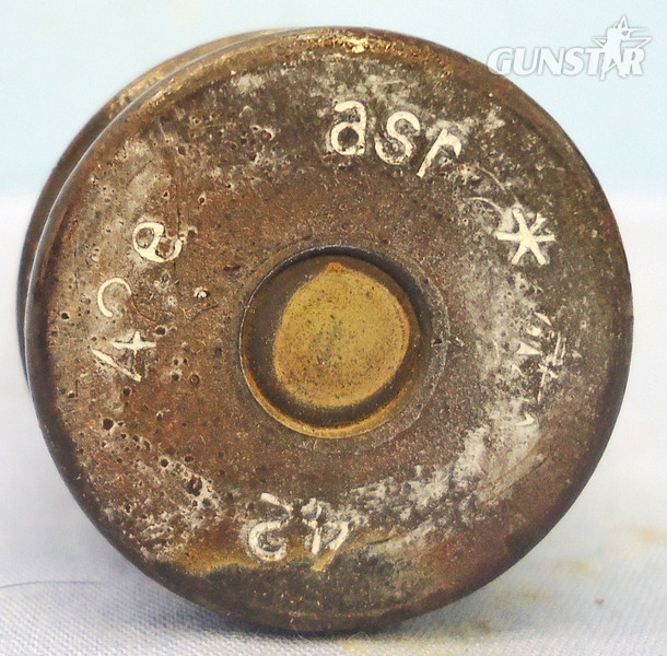 INERT DEACTIVATED. German Kriegsmarine, WW2, 1942 Dated, 20mm Soluthern (20x138B) (Flak 30 & 38) High Explosive/Tracer (HE/T) Round. - O 1935 INERT DEACTIVATED. German Kriegsmarine, WW2, 1942 Dated, 20mm Soluthern (20x138B) (Flak 30 & 38) High Explosive/Tracer (HE/T) Round. - O 1935  Other Ammunition