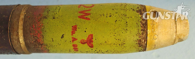 INERT DEACTIVATED. German Kriegsmarine, WW2, 1942 Dated, 20mm Soluthern (20x138B) (Flak 30 & 38) High Explosive/Tracer (HE/T) Round. - O 1935 INERT DEACTIVATED. German Kriegsmarine, WW2, 1942 Dated, 20mm Soluthern (20x138B) (Flak 30 & 38) High Explosive/Tracer (HE/T) Round. - O 1935  Other Ammunition 