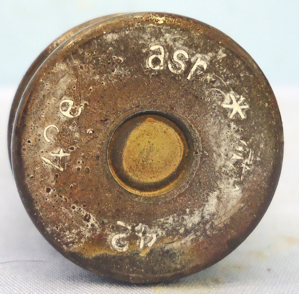 INERT DEACTIVATED. German Kriegsmarine, WW2, 1942 Dated, 20mm Soluthern (20x138B) (Flak 30 & 38) High Explosive/Tracer (HE/T) Round. - O 1935 INERT DEACTIVATED. German Kriegsmarine, WW2, 1942 Dated, 20mm Soluthern (20x138B) (Flak 30 & 38) High Explosive/Tracer (HE/T) Round. - O 1935  Other Ammunition