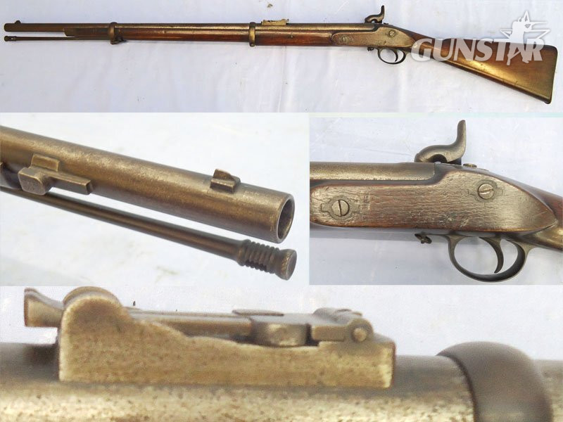T. Turner & Sons Volunteer, 2 Band Enfield P1856, .577 Calibre Percussion Rifle, Major Nuthall Patent Rifling by Thomas Turner, Birmingham. Sn - 21999 Muzzleloader .577 Rifle