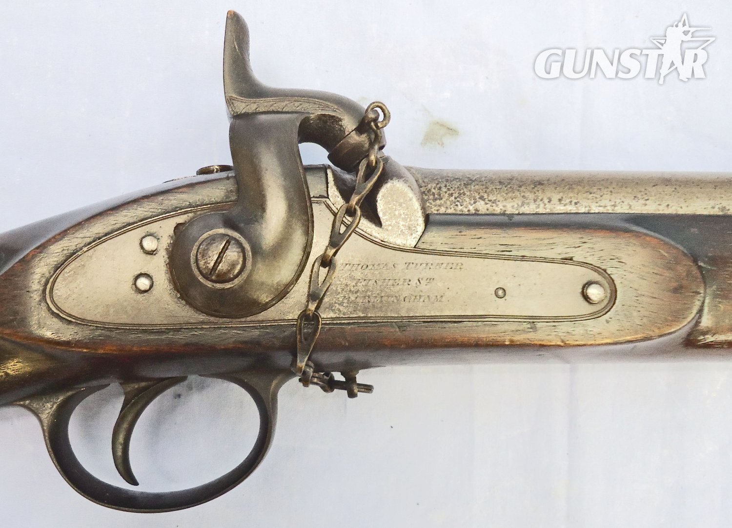 T. Turner & Sons Volunteer, 2 Band Enfield P1856, .577 Calibre Percussion Rifle, Major Nuthall Patent Rifling by Thomas Turner, Birmingham. Sn - 21999 Muzzleloader .577 Rifle - {CATEGORY} in 