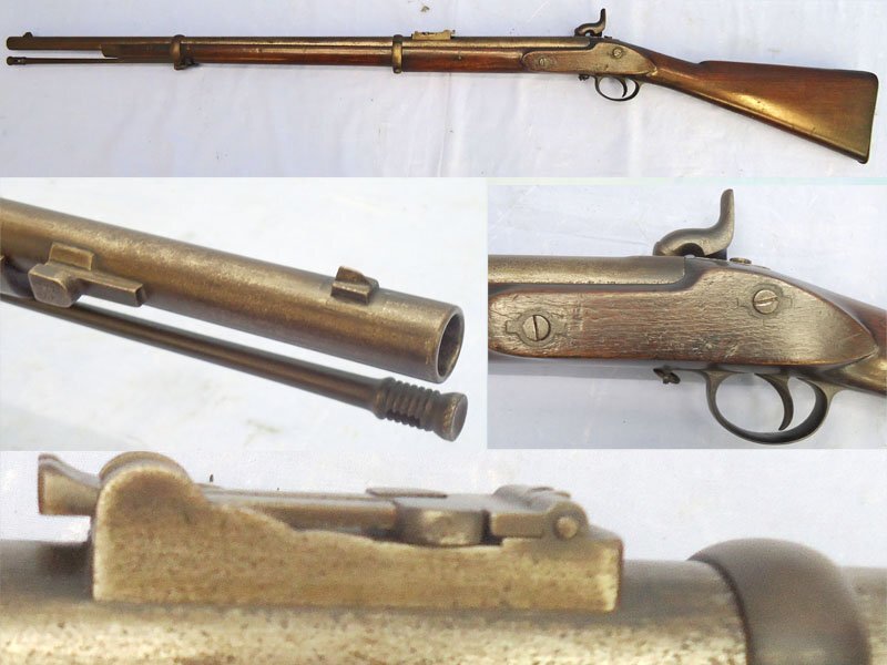  T. Turner & Sons Volunteer, 2 Band Enfield P1856, .577 Calibre Percussion Rifle, Major Nuthall Patent Rifling by Thomas Turner, Birmingham. Sn - 21999 Muzzleloader .577 Rifle