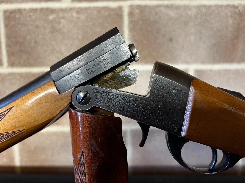 Vickers folding - poachers gun  Single Barrel 20 Bore/gauge