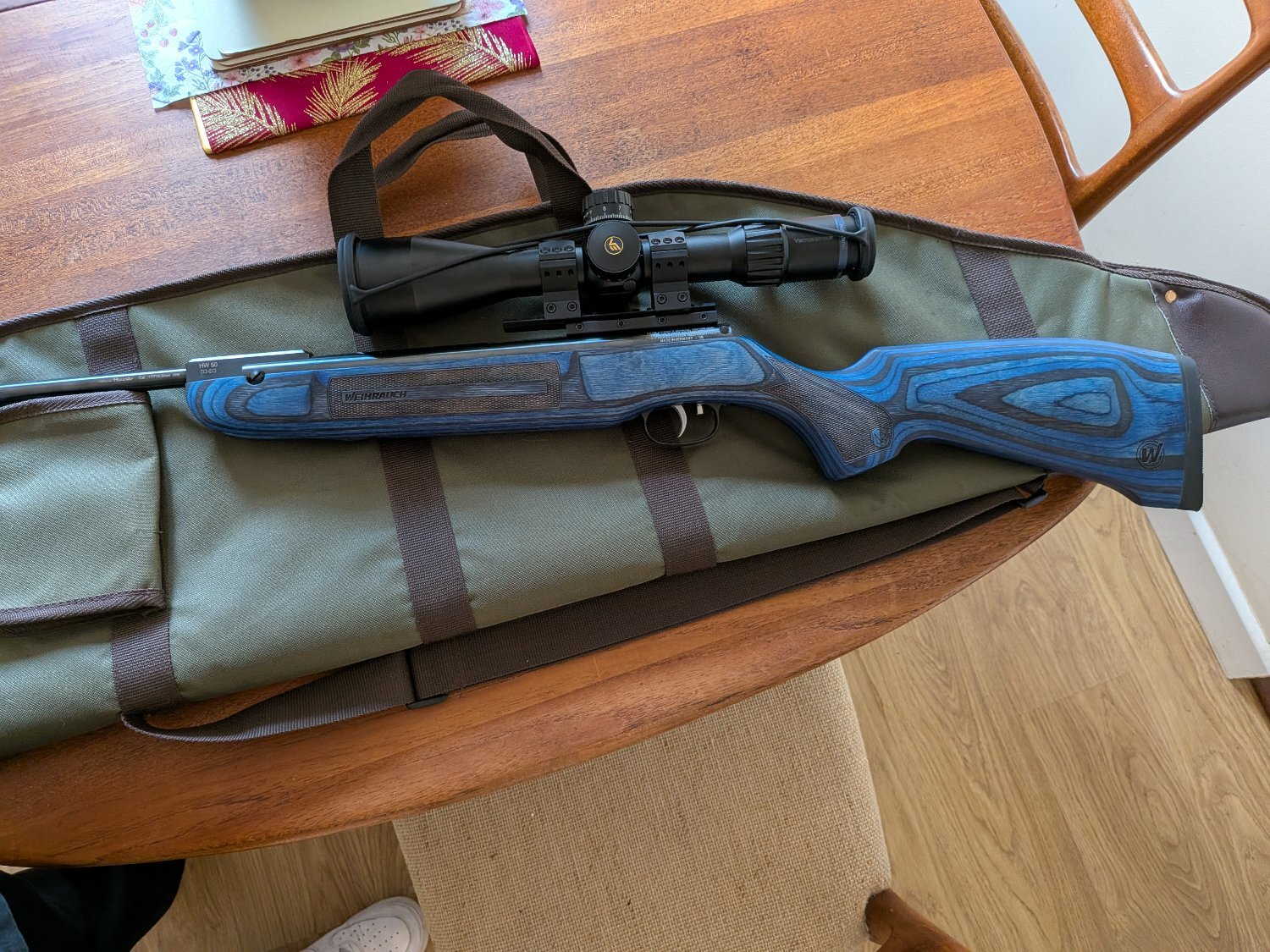 Weihrauch HW50 Blue Laminate .177 