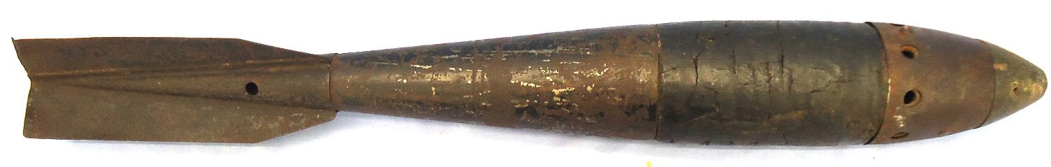 INERT DEACTIVATED. WW1, Rare, German, 12.5kg P.u.W (Prufanstalt und Werft der Fliergertruppe) Incendiary Bomb. Sn 23465 INERT DEACTIVATED. WW1, Rare, German, 12.5kg P.u.W (Prufanstalt und Werft der Fliergertruppe) Incendiary Bomb. Sn 23465 Various Other Ammunition 