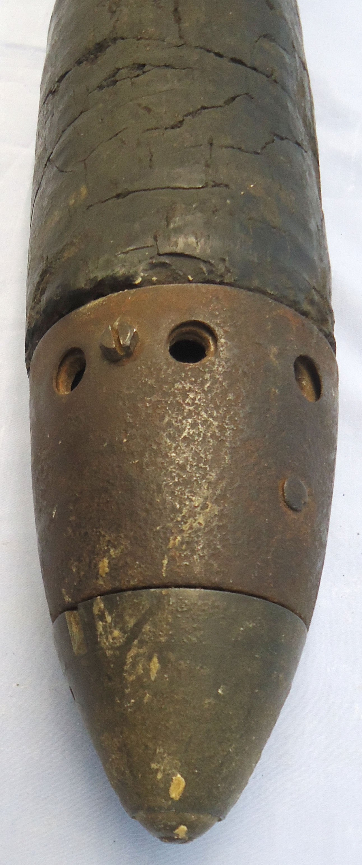 {CATEGORY} - INERT DEACTIVATED. WW1, Rare, German, 12.5kg P.u.W (Prufanstalt und Werft der Fliergertruppe) Incendiary Bomb. Sn 23465 INERT DEACTIVATED. WW1, Rare, German, 12.5kg P.u.W (Prufanstalt und Werft der Fliergertruppe) Incendiary Bomb. Sn 23465 Various Other Ammunition in 